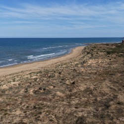 Photograph of the plaza on the hill.