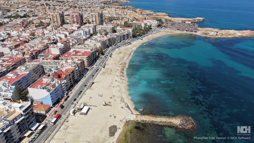 Photo of the crazy beach